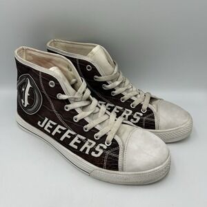 Unisex Jeffers High Top Canvas Sneakers Men‎ Size 7 Women's Size 9